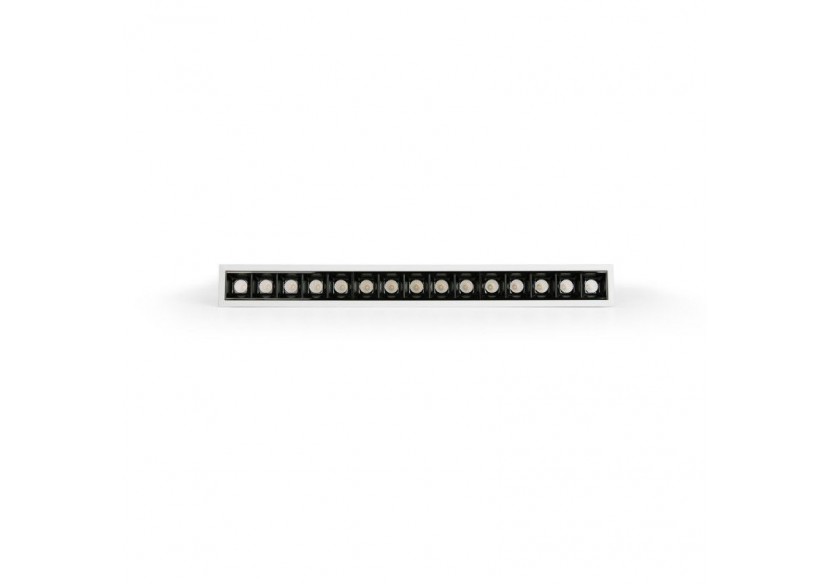 Spot linéaire LED encastré 30W-UGR18-IRC90-Puce OSRAM-4000K-Blanc - B1218-30W-B-BN - Barcelona LED