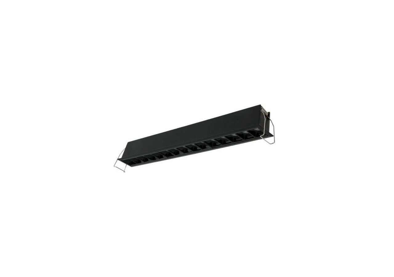 Spot linéaire LED encastré 30W-UGR18-IRC90-Puce OSRAM-4000K-Noir - B1218-30W-N-BN - Barcelona LED