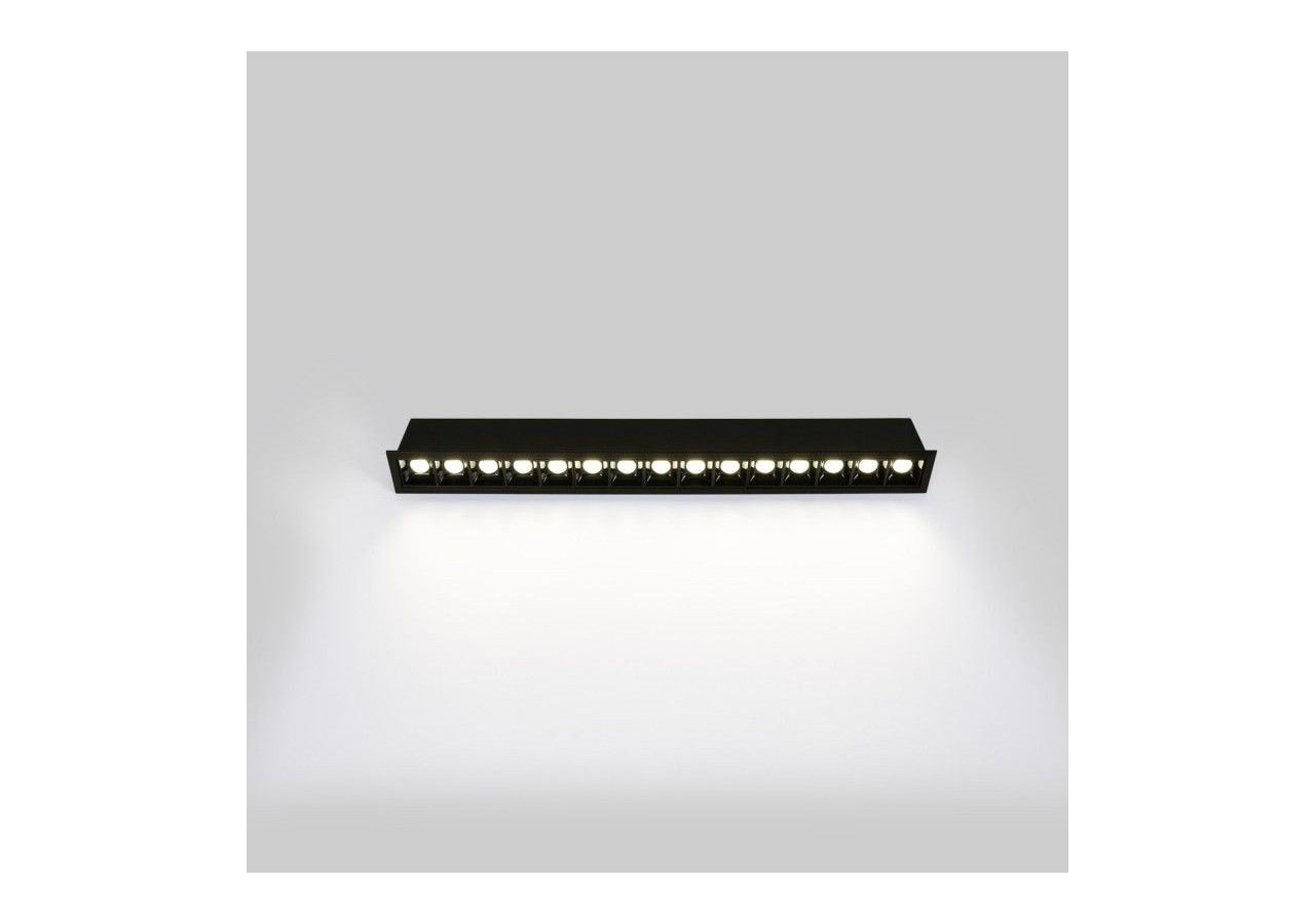 Spot linéaire LED encastré 30W-UGR18-IRC90-Puce OSRAM-4000K-Noir - B1218-30W-N-BN - Barcelona LED