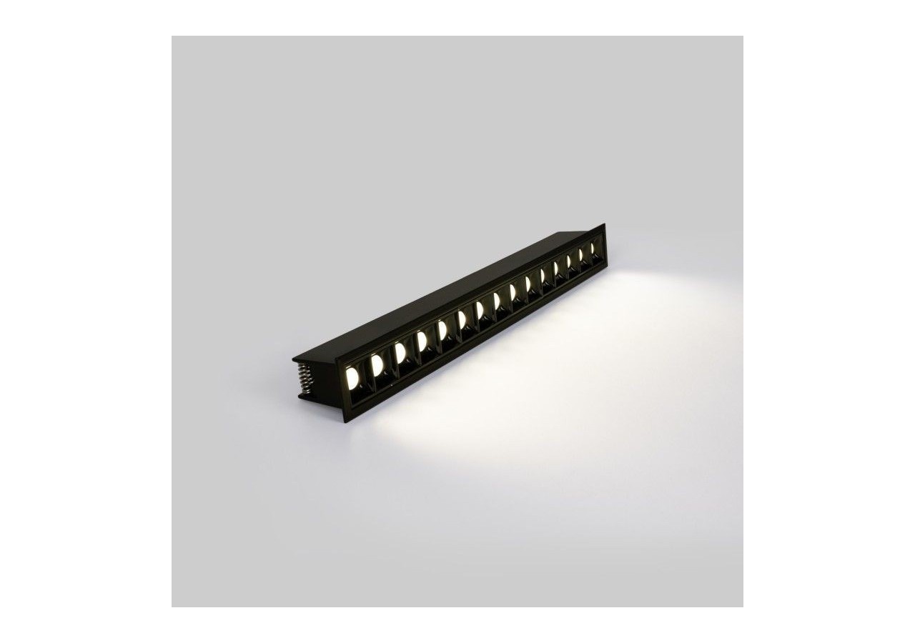 Spot linéaire LED encastré 30W-UGR18-IRC90-Puce OSRAM-4000K-Noir - B1218-30W-N-BN - Barcelona LED
