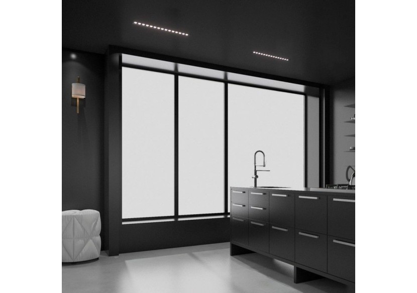 Spot linéaire LED encastré 30W-UGR18-IRC90-Puce OSRAM-4000K-Noir - B1218-30W-N-BN - Barcelona LED