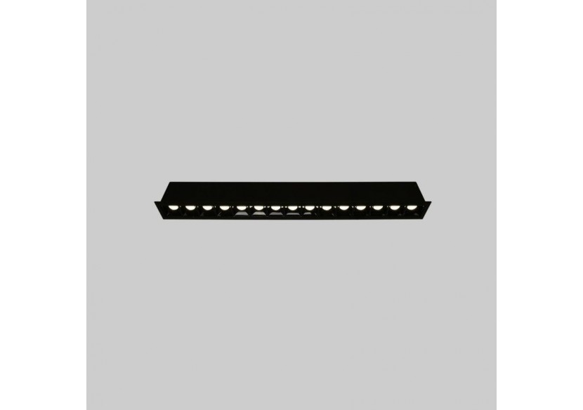 Spot linéaire LED encastré 30W-UGR18-IRC90-Puce OSRAM-4000K-Noir - B1218-30W-N-BN - Barcelona LED