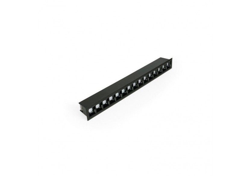 Spot linéaire LED encastré 30W-UGR18-IRC90-Puce OSRAM-4000K-Noir - B1218-30W-N-BN - Barcelona LED