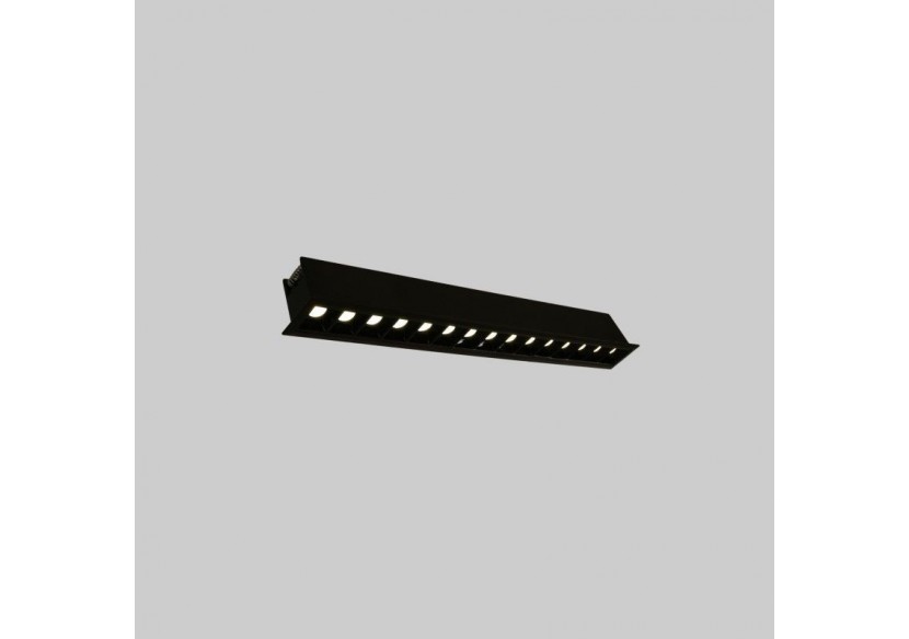 Spot linéaire LED encastré 30W-UGR18-IRC90-Puce OSRAM-4000K-Noir - B1218-30W-N-BN - Barcelona LED