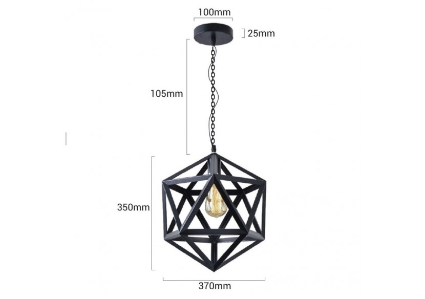 Suspension "Koda" - LM107 - Barcelona LED
