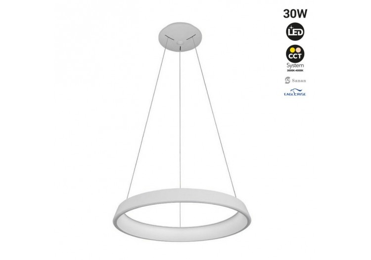 Suspension LED scandinave "ONCAMO 3"-CCT 3000K-4000K-30W - LN1605-CCT - Barcelona LED