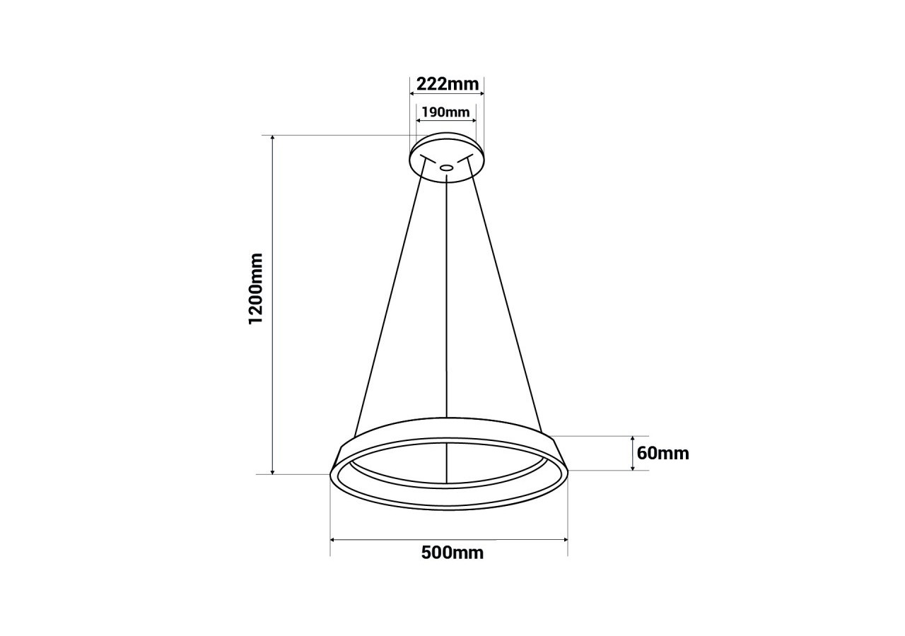 Suspension LED scandinave "ONCAMO 3"-CCT 3000K-4000K-30W - LN1605-CCT - Barcelona LED