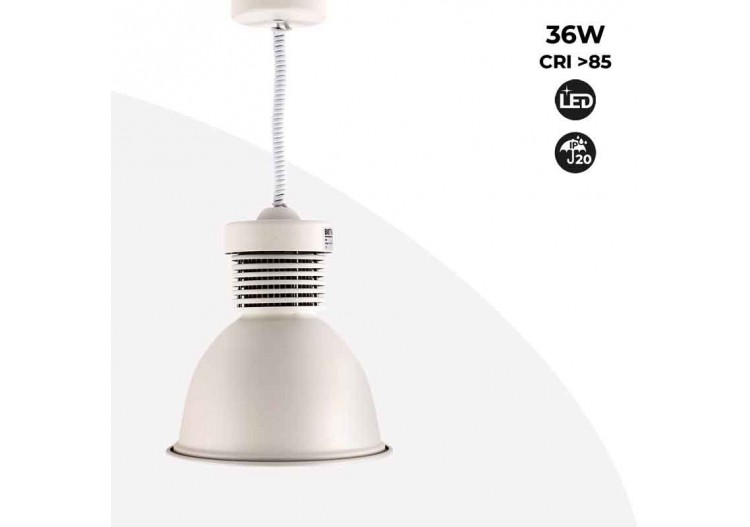 Suspension industrielle LED cloche 36W - B8710-B-BC - Barcelona LED