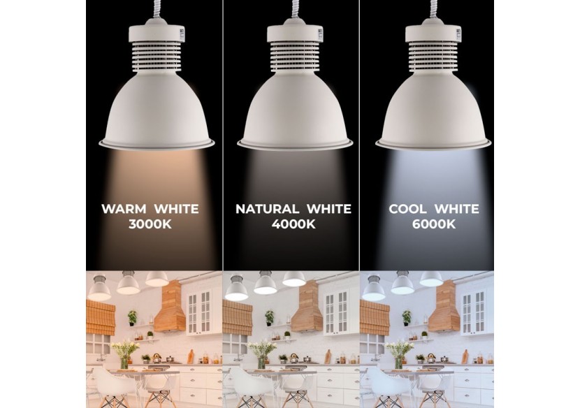 Suspension industrielle LED cloche 36W - B8710-B-BC - Barcelona LED