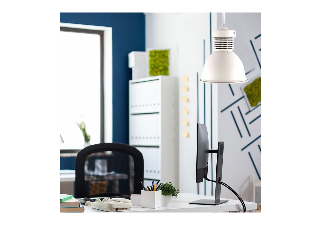 Suspension industrielle LED cloche 36W - B8710-B-BC - Barcelona LED