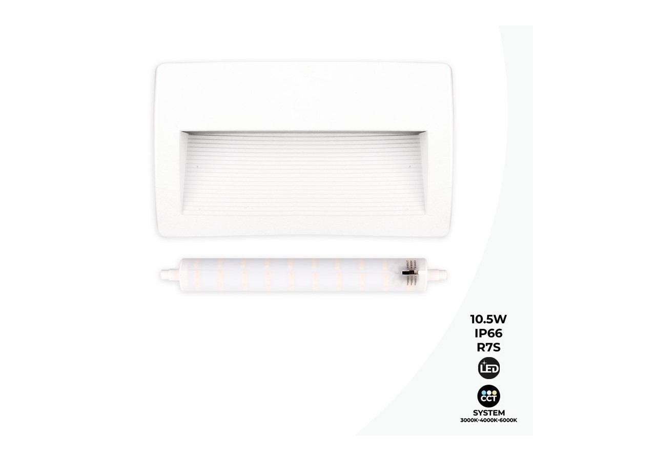 Balise murale LED CCT extérieure FUMAGALLI LORENZA 270 R7S 10,5W - AS3.000.000.WXP1K - Barcelona LED