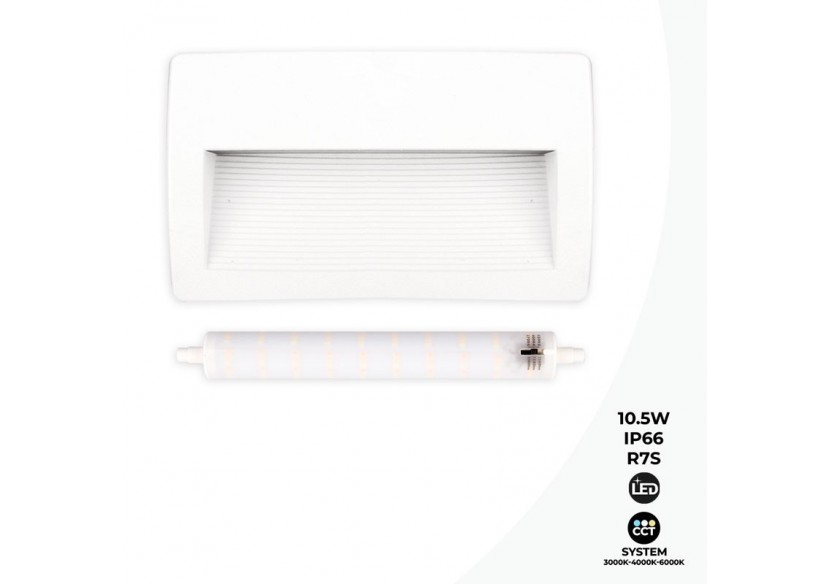 Balise murale LED CCT extérieure FUMAGALLI LORENZA 270 R7S 10,5W - AS3.000.000.WXP1K - Barcelona LED