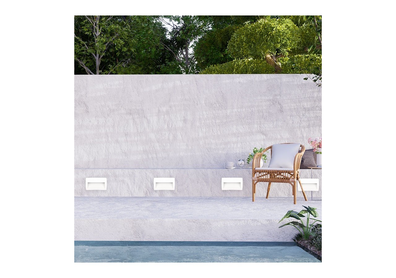 Balise murale LED CCT extérieure FUMAGALLI LORENZA 270 R7S 10,5W - AS3.000.000.WXP1K - Barcelona LED