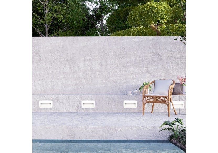 Balise murale LED CCT extérieure FUMAGALLI LORENZA 270 R7S 10,5W - AS3.000.000.WXP1K - Barcelona LED