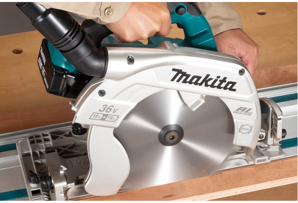 Scies circulaires bois 36 V Li-Ion 5 Ah - Makita : Confort'Mat