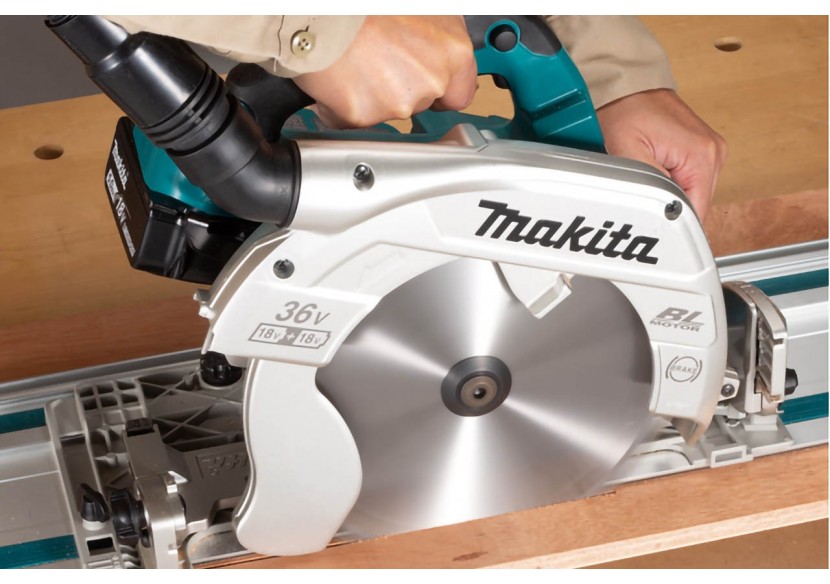 Scies circulaires bois 36 V Li-Ion 5 Ah - Makita : Confort'Mat