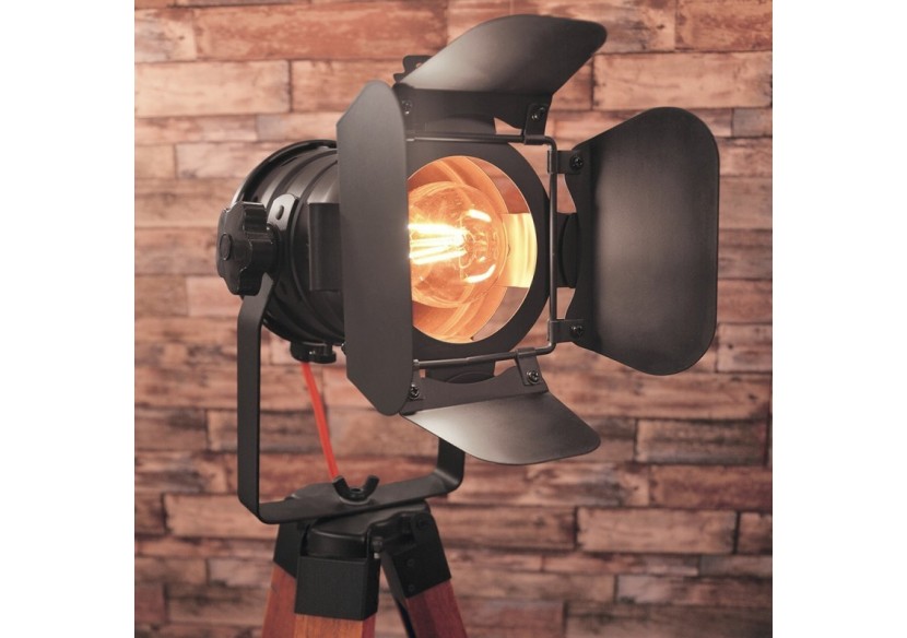 Lampadaire vintage avec trépied "CINEMA" 139cm - LV234 - Barcelona LED