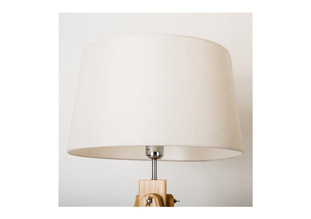 Lampadaire trépied en bois "Nashua" E27 - LM100 - Barcelona LED