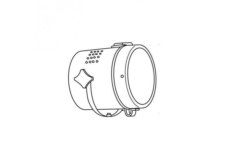 Lampe sur trépied mini "Bogart" 48cm - LV240-CR-42CM - Barcelona LED 2