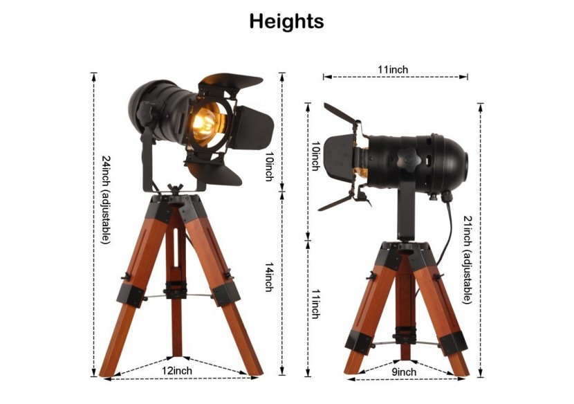Lampe sur pied "Cinéma 2" - LV238 - Barcelona LED