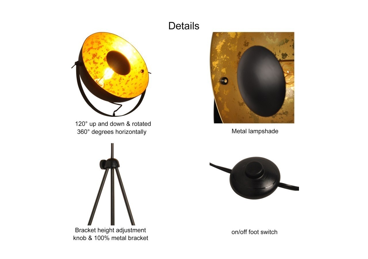 Lampe sur pied "Galilée" - LV414-B - Barcelona LED