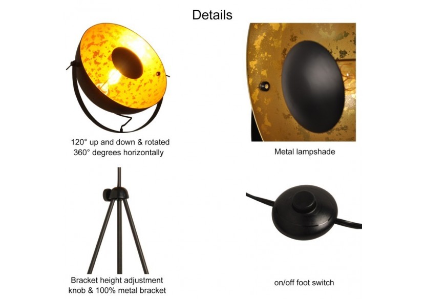 Lampe sur pied "Galilée" - LV414-B - Barcelona LED