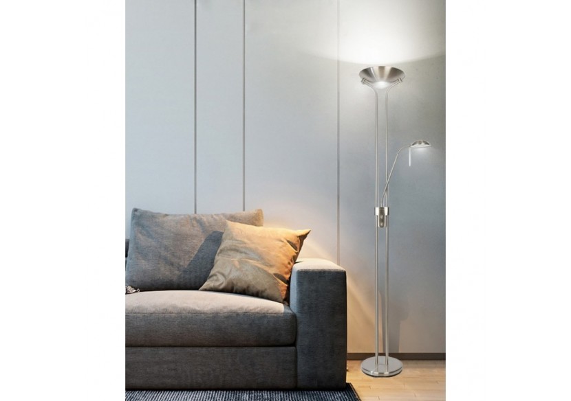 Lampadaire "Helix-XL" avec liseuse dimmable - L3027-P - Barcelona LED