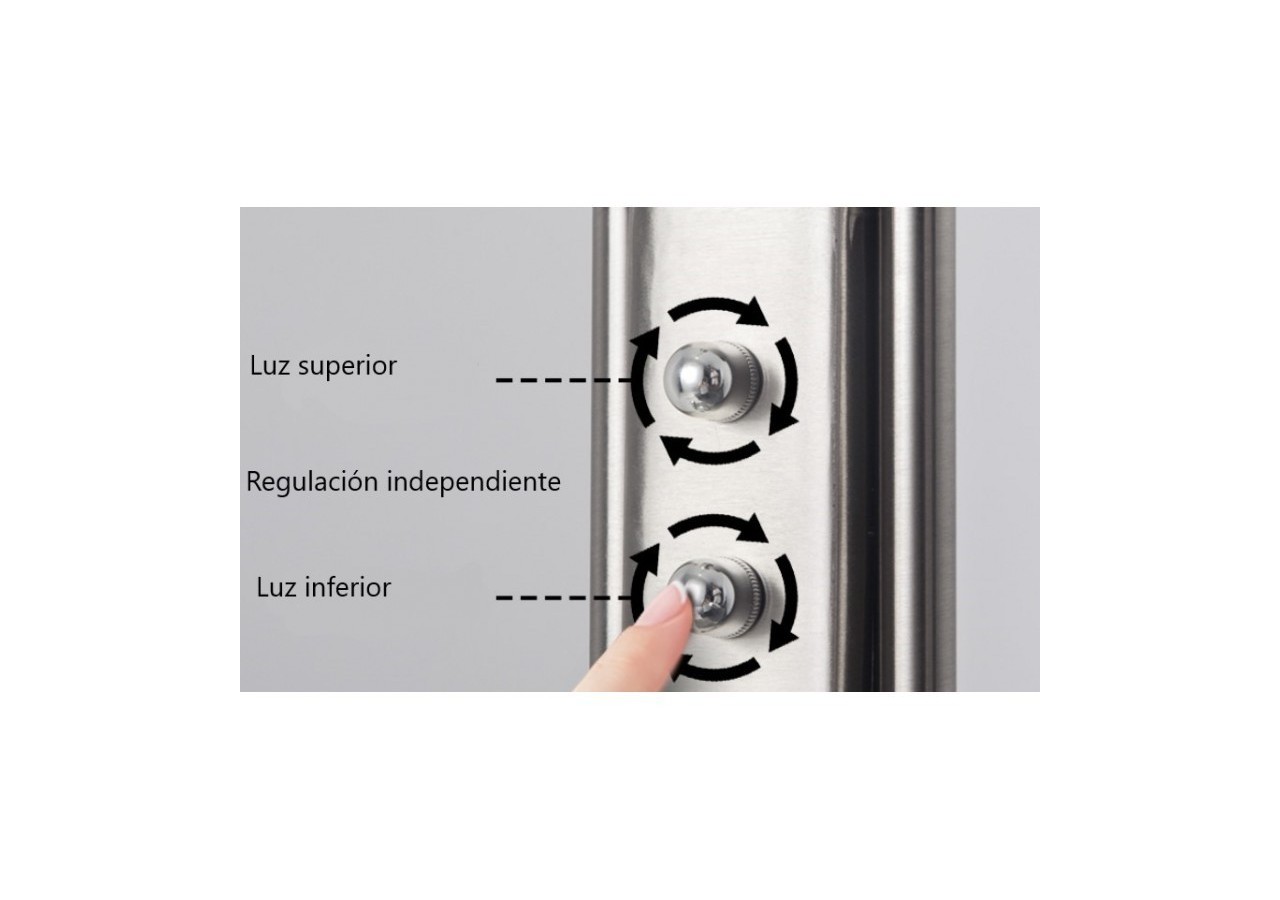 Lampadaire "Helix-XL" avec liseuse dimmable - L3027-P - Barcelona LED