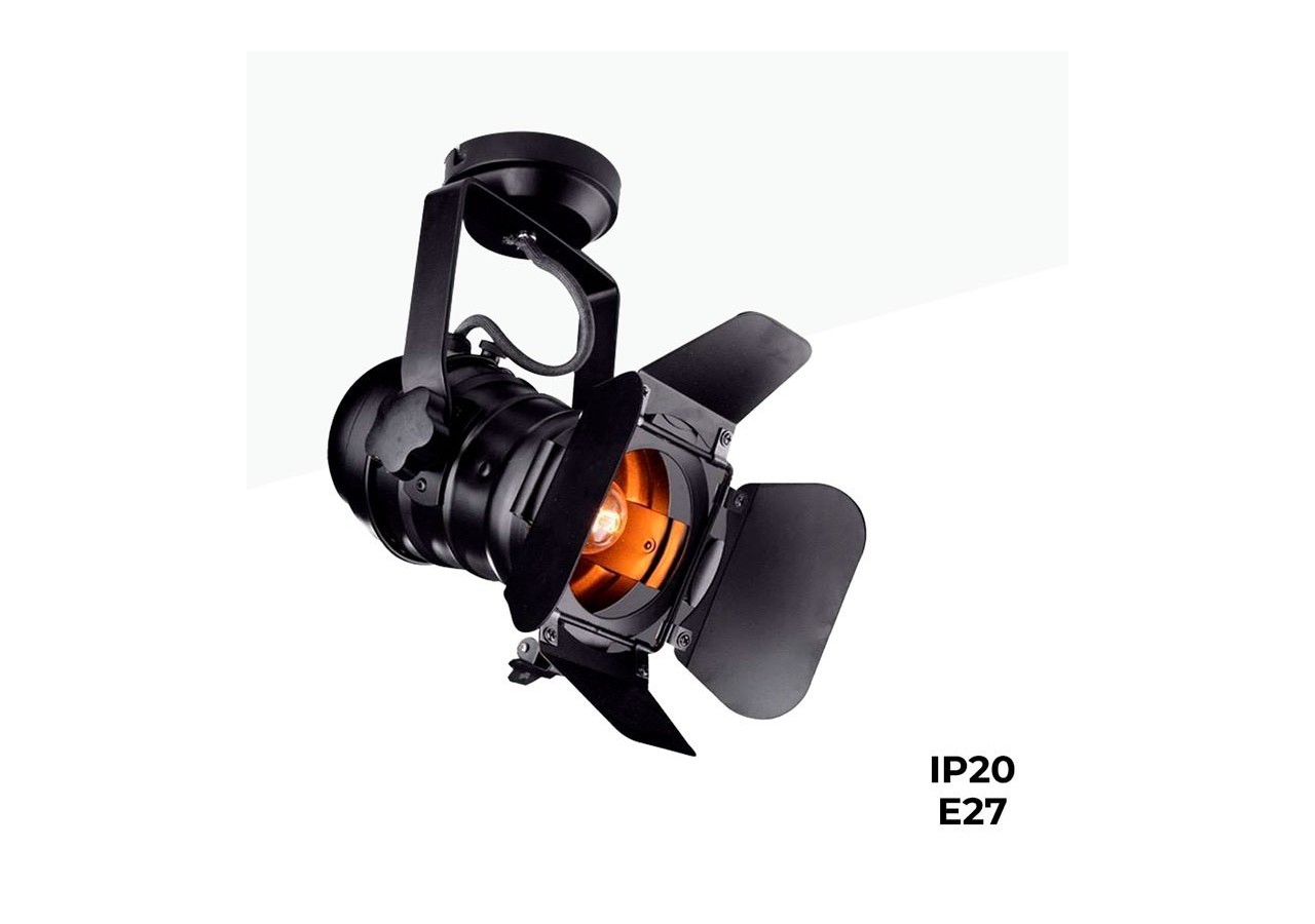 Plafonnier orientable "Cinema"-E27 - LV233 - Barcelona LED