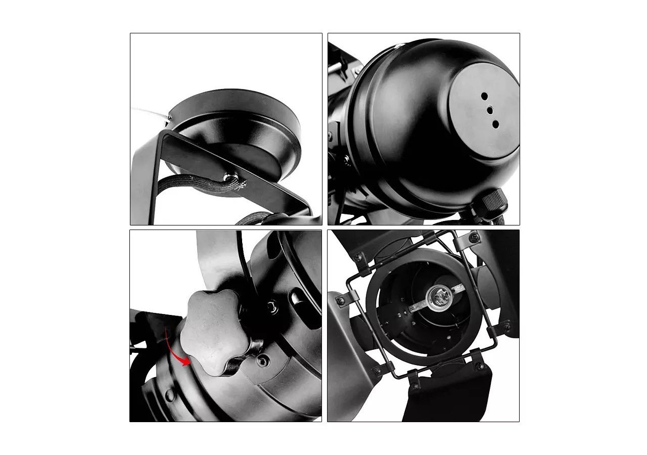 Plafonnier orientable "Cinema"-E27 - LV233 - Barcelona LED