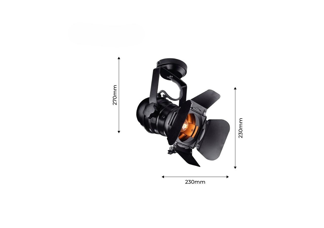 Plafonnier orientable "Cinema"-E27 - LV233 - Barcelona LED
