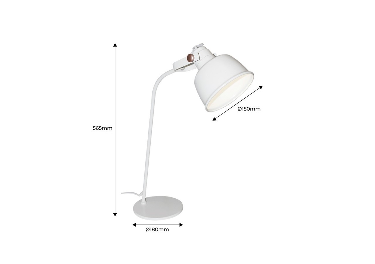 Lampe de bureau "Kukka" - LN4004-B - Barcelona LED