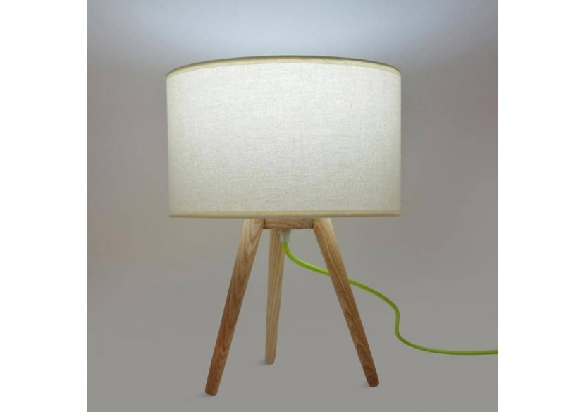 Lampe de table en bois "Kanda" - LM104 - Barcelona LED