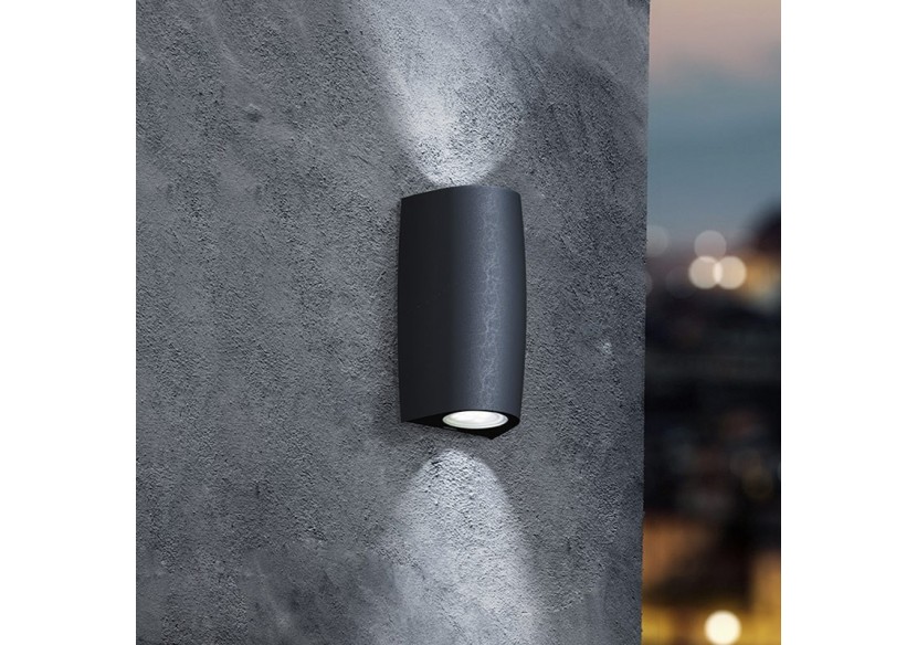 Applique murale Fumagalli "Double Marta" CCT GU10 2 x 4,5W IP55 - 2A4.000.000.AXU2K - Barcelona LED