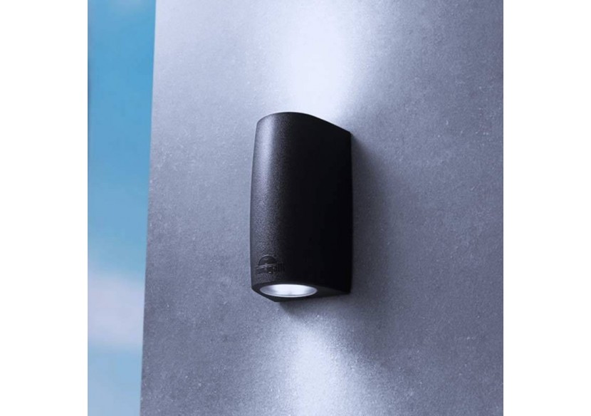 Applique murale Fumagalli "Double Marta" CCT GU10 2 x 4,5W IP55 - 2A4.000.000.AXU2K - Barcelona LED
