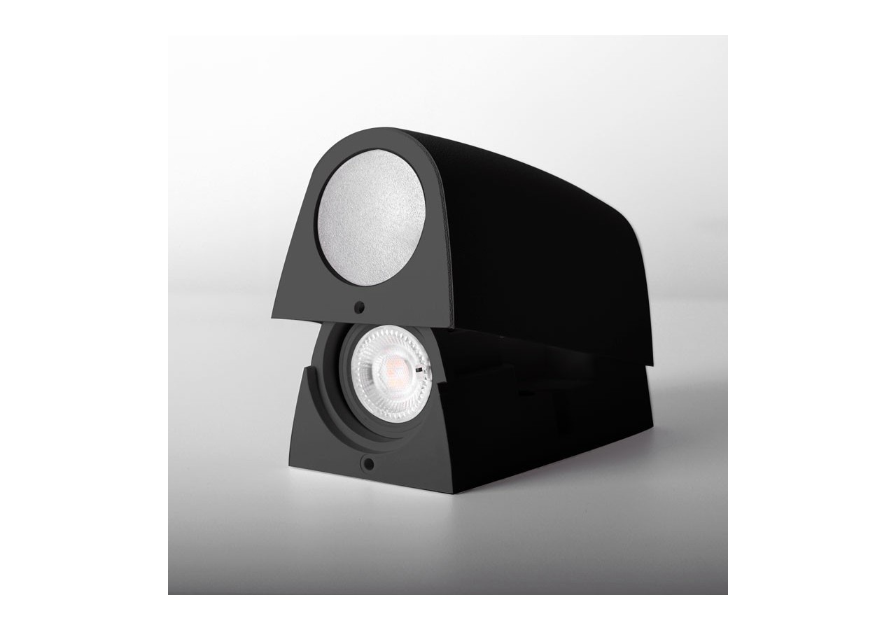 Applique murale Fumagalli "Double Marta" CCT GU10 2 x 4,5W IP55 - 2A4.000.000.AXU2K - Barcelona LED