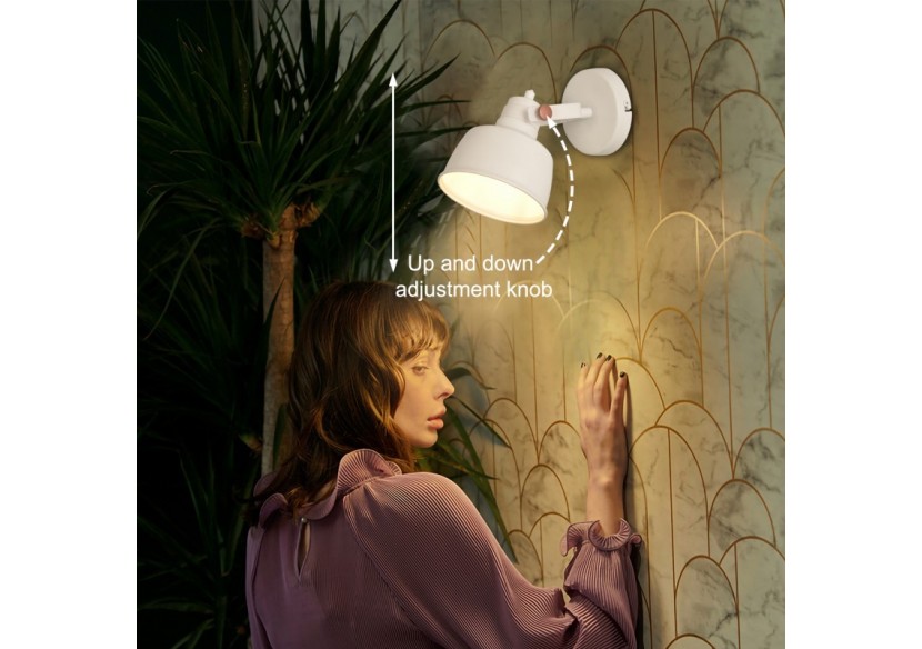 Applique murale orientable en métal "Kukka" - LN4003-B - Barcelona LED