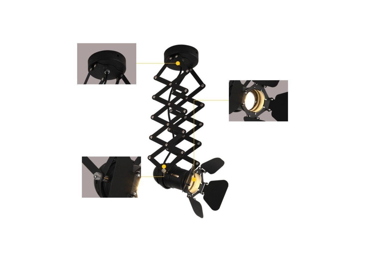 Plafonnier extensible et orientable "Cinema"-GU10 - LV232 - Barcelona LED