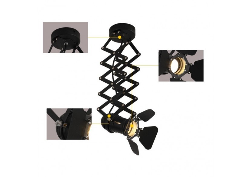 Plafonnier extensible et orientable "Cinema"-GU10 - LV232 - Barcelona LED