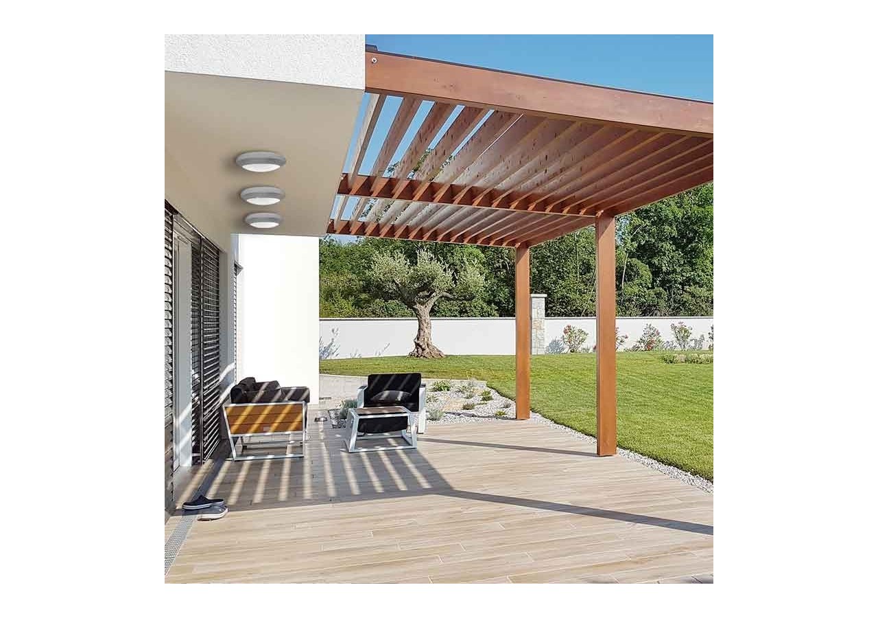 Applique ou plafonnier d'extérieur étanche FUMAGALLI BERTA E27 IP66 - 1B2.000.000.LYP27 - Barcelona LED