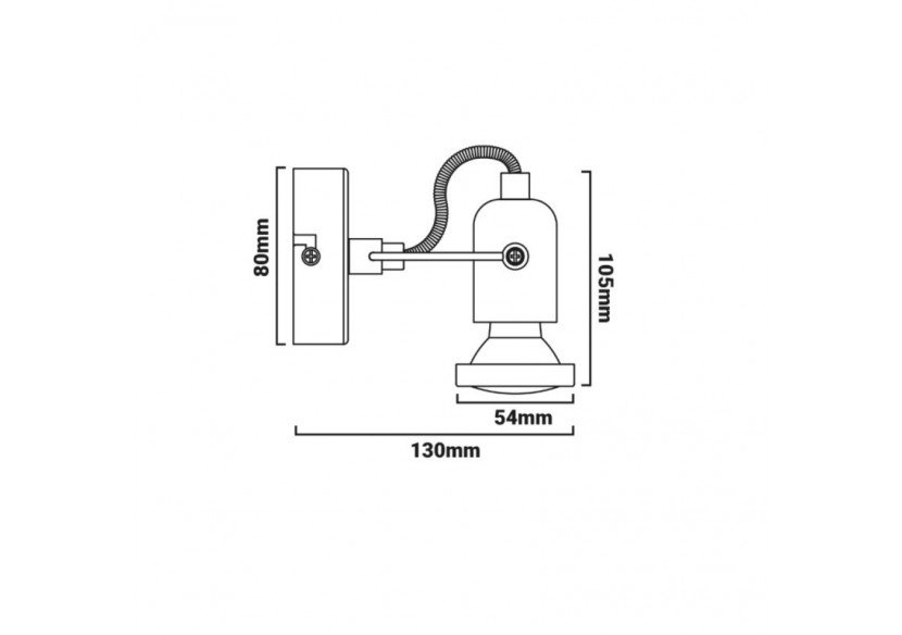 Applique murale "Nexus-1" - L100-1 - Barcelona LED
