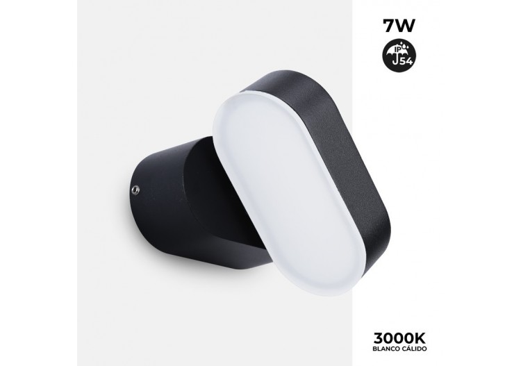 Applique murale d'extérieur 7W IP54 orientable - L5020-P - Barcelona LED