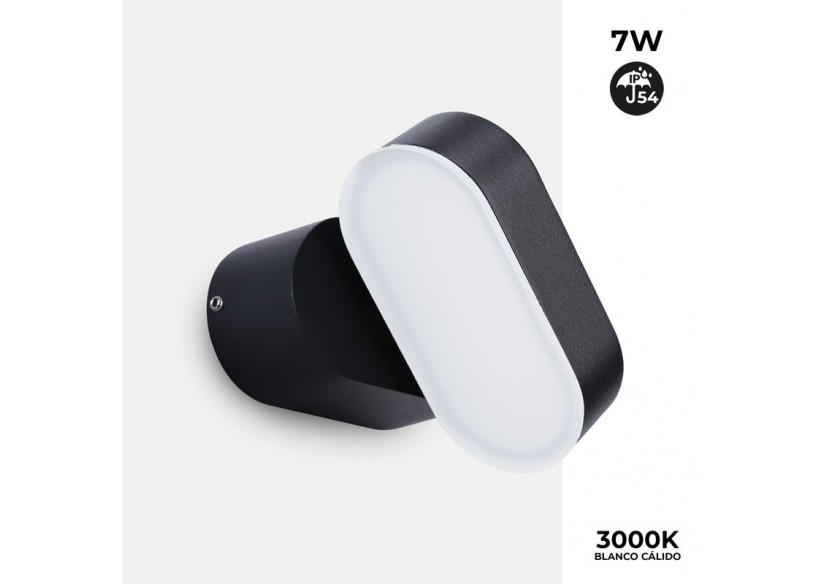 Applique murale d'extérieur 7W IP54 orientable - L5020-P - Barcelona LED
