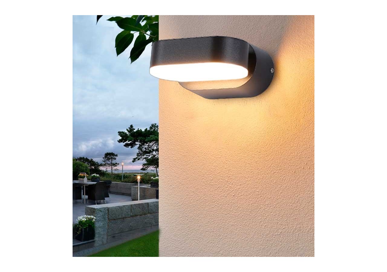 Applique murale d'extérieur 7W IP54 orientable - L5020-P - Barcelona LED