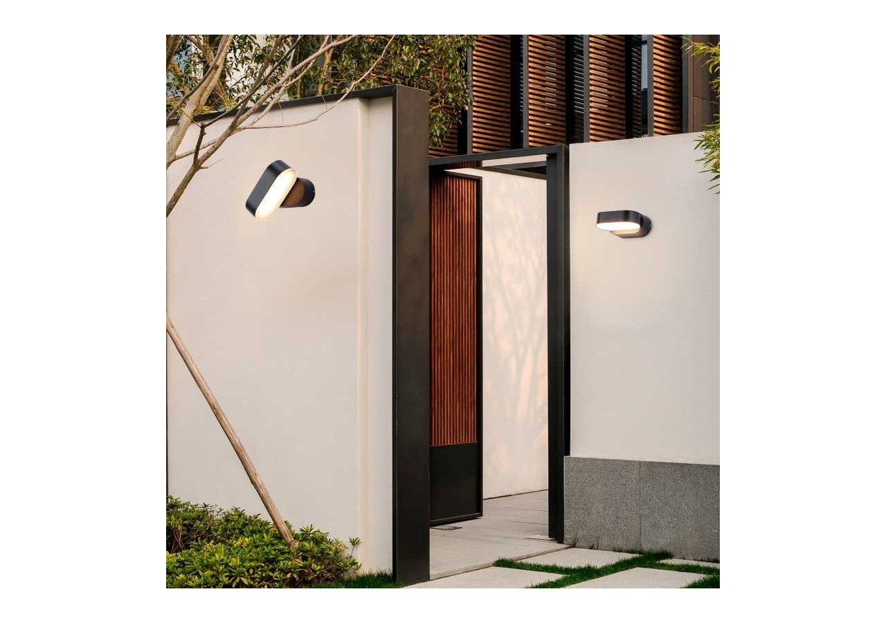 Applique murale d'extérieur 7W IP54 orientable - L5020-P - Barcelona LED