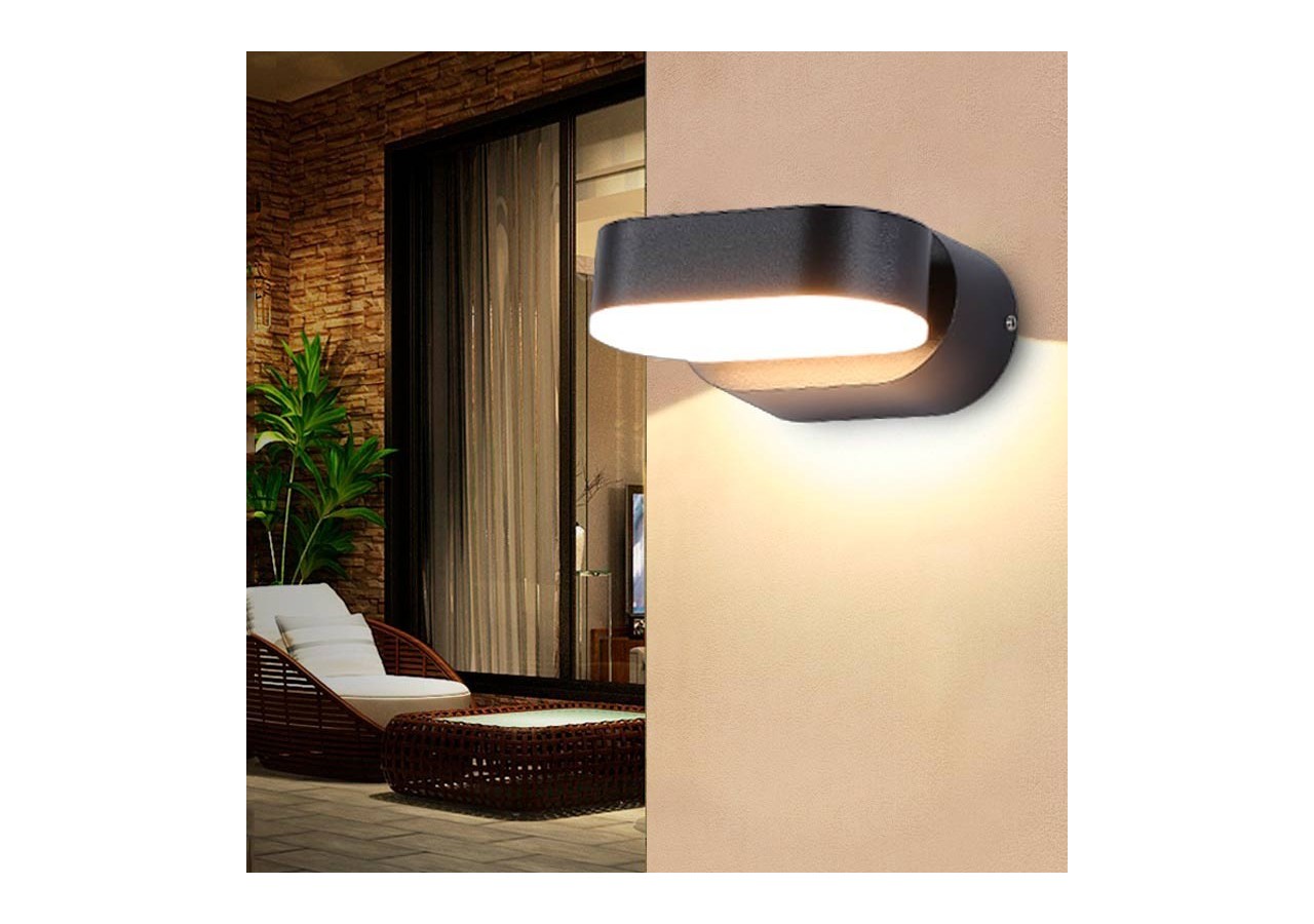 Applique murale d'extérieur 7W IP54 orientable - L5020-P - Barcelona LED