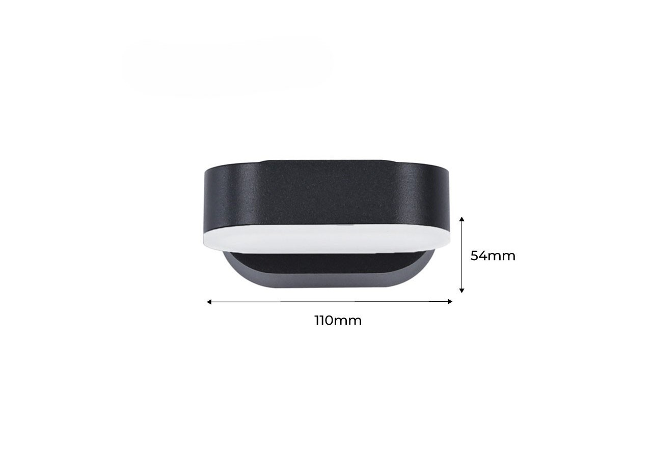 Applique murale d'extérieur 7W IP54 orientable - L5020-P - Barcelona LED