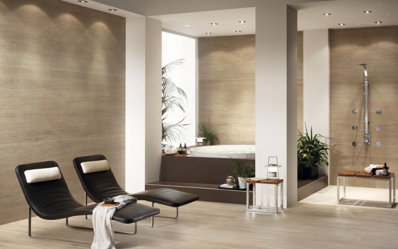 Élégance simple, tout intérieur cédera au charme chaleureux du bois naturel. 